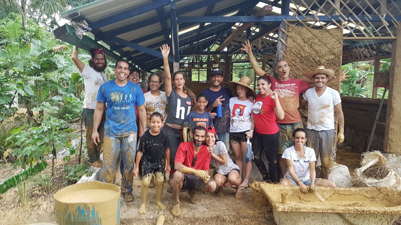 Minga comunitaria de construcción